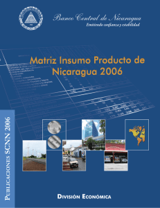 Nota metodológica - Banco Central de Nicaragua