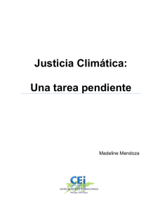 Justicia Climática: Una tarea pendiente