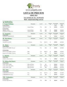 lista de precios