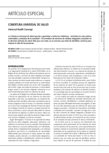 Cobertura Universal de Salud - Revista Argentina de Salud Pública