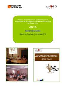 Sesión Informativa - Aragón Participa