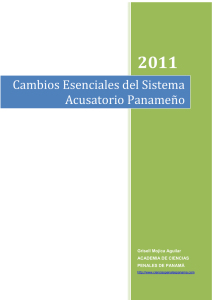 Cambios Esenciales del Sistema Acusatorio Panameño