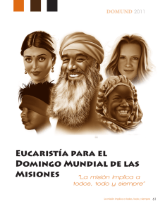 Eucaristía para el Domingo Mundial de las Misiones
