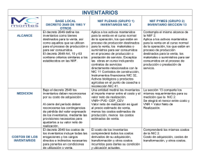 Comparativo NIIF plenas-Pymes-local