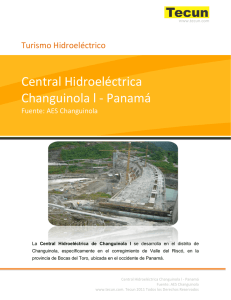 Central Hidroeléctrica Changuinola l - Panamá
