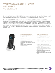 Teléfono AlcATel‑lucenT 8232 DecT - Alcatel