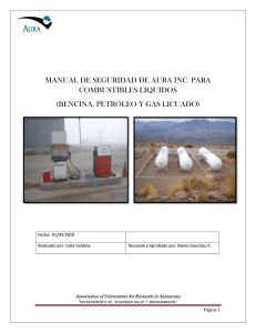 manual de seguridad de aura inc. para combustibles - AURA-O
