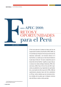 Foro APEC 2008 - Banco Central de Reserva del Perú