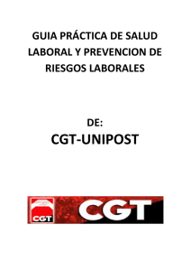Guía practica de salud laboral unispot CGT