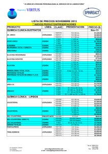 lista de precios spinreact - spinreact | reactivos merck | diagnosticos
