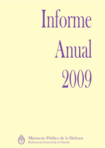 Informe Anual2008 - Ministerio Público de la Defensa