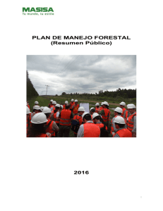 PLAN DE MANEJO FORESTAL (Resumen Público) 2016
