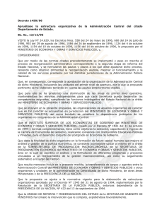 Decreto Nº 1.450/1996