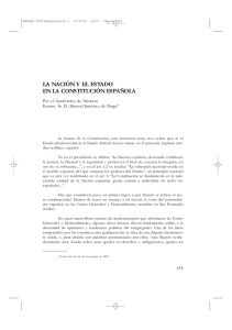 la nación y el estado en la constitución española