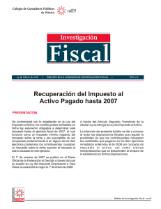 boletin fiscal de febrero 2008 - Colegio de Contadores Públicos de