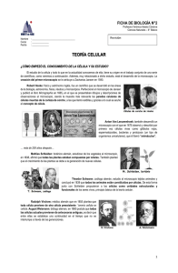 teoría celular - Colegio Monte de Asís