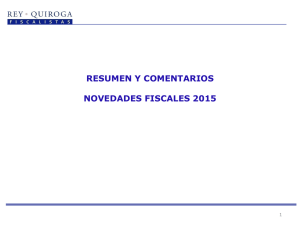 Presentación de PowerPoint - REY · QUIROGA Fiscalistas