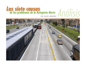 7 Causas de los Problemas de la Autopista Norte