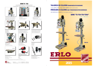 COLUMN DRILLING MACHINES WITH GEAR DRIVE 25