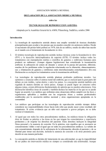 ASOCIACION MEDICA MUNDIAL DECLARACION DE LA