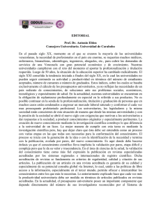 Editorial. - Portal de Revistas Electrónicas