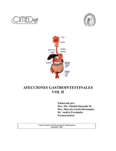 Afecciones gastrointestinales - Sibdi