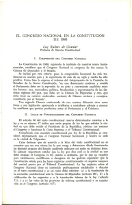 el congreso nacional en la constitucion de 1980