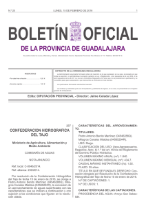 num. 20-15 de febrero 2016 - Boletín Oficial de Guadalajara