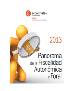 Panorama CCAA 2013 - Consejo General de Economistas
