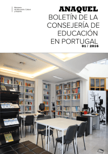 anaquel boletín de la consejería de educación en portugal