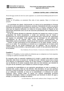 Generalitat de Catalunya Departament d`Educació 1/2 LLENGUA