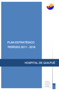 plan estratégico período 2011 - 2016 hospital de