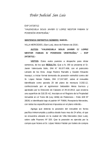 Sentencia Definitiva - Poder Judicial de la Provincia de San Luis