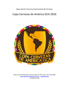 Bases del concurso 2016 - Copa Cervezas de América