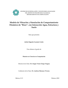 Modelo de Vibración y Simulación de Comportamiento Dinámico de