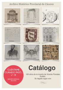 Catálogo - Archivos de Extremadura
