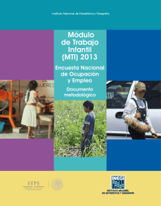 Módulo de Trabajo Infantil (MTI) 2013. Encuesta Nacional de