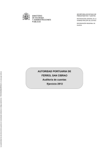 Informe auditoria de cuentas de 2012