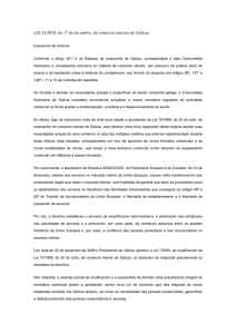 Lei 13/2010, de 17 de decembro, do comercio interior de Galicia