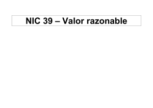NIC 39 – Valor razonable
