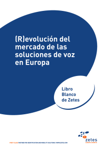 (R)evolución del mercado de las soluciones de voz en Europa