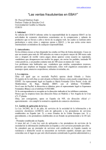 Las ventas fraudulentas en EBAY - Universidad de Castilla