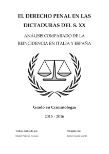 el derecho penal en las dictaduras del s. xx