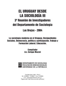 Brujas 2005-1.indd - Facultad de Ciencias Sociales