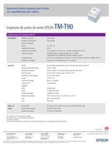 Impresora de punto de venta EPSON TM-T90