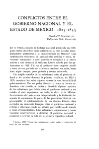 conflictos entre el gobierno nacional y el estado de mexico—1813