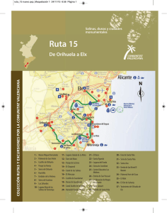 Ruta 15 - Turismo en la Comunidad Valenciana