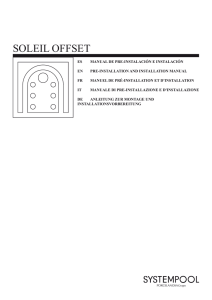 SOLEIL OFFSET - Pre e Instalacion