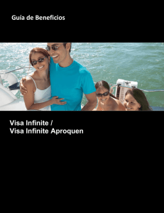Guía de Beneficios Visa Infinite / Visa Infinite Aproquen