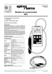 Medidor de conductividad MS1